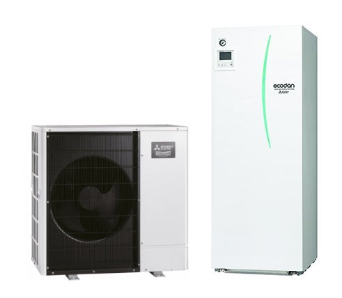 Pompa ciepła Mitsubishi ECODAN Zubadan PUD-SHWM100VAA EHST30D-YM9ED 10 kW 1F cylinder 300l